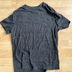 H&M Black cotton tee with White Specks (Medium) Short Sleeve